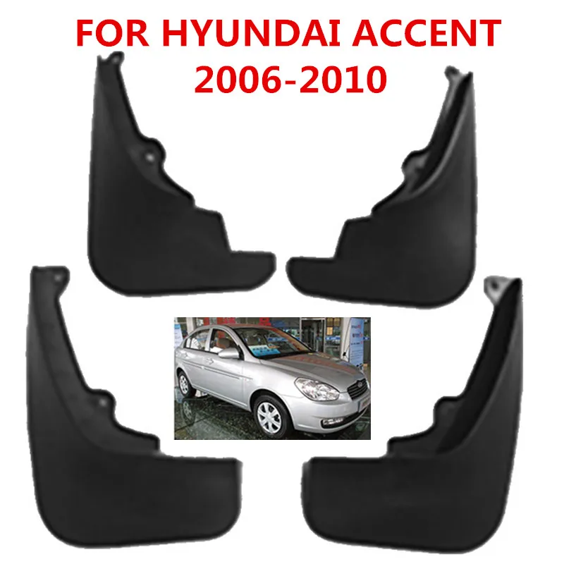 

Car Mudflaps Splash Guards Mud Flap Mudguards Fender For HYUNDAI ACCENT Sedan 2006 2007 2008 2009 2010 Car Styling Accessories