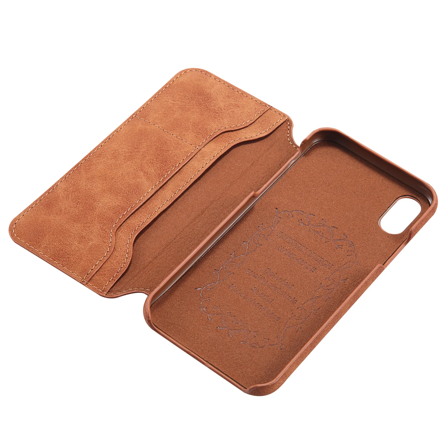 Роскошный кожаный чехол для iPhone X, 8, 7, 6 Plus, Ретро Флип-держатель для карт, чехол-кошелек для iPhone Xs Max, XR, чехол-книжка, чехол для телефона