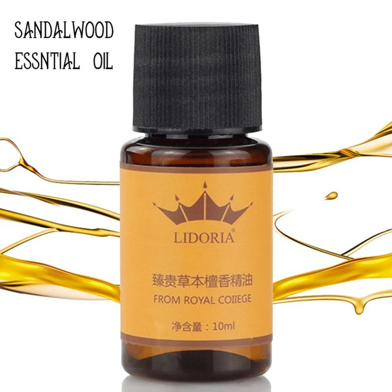 

Wholesale esential Oils For Aromatherapy Diffusers Sandalwood Essential Oil Body Massage Oil Sterilization Wound Repairing 10ml