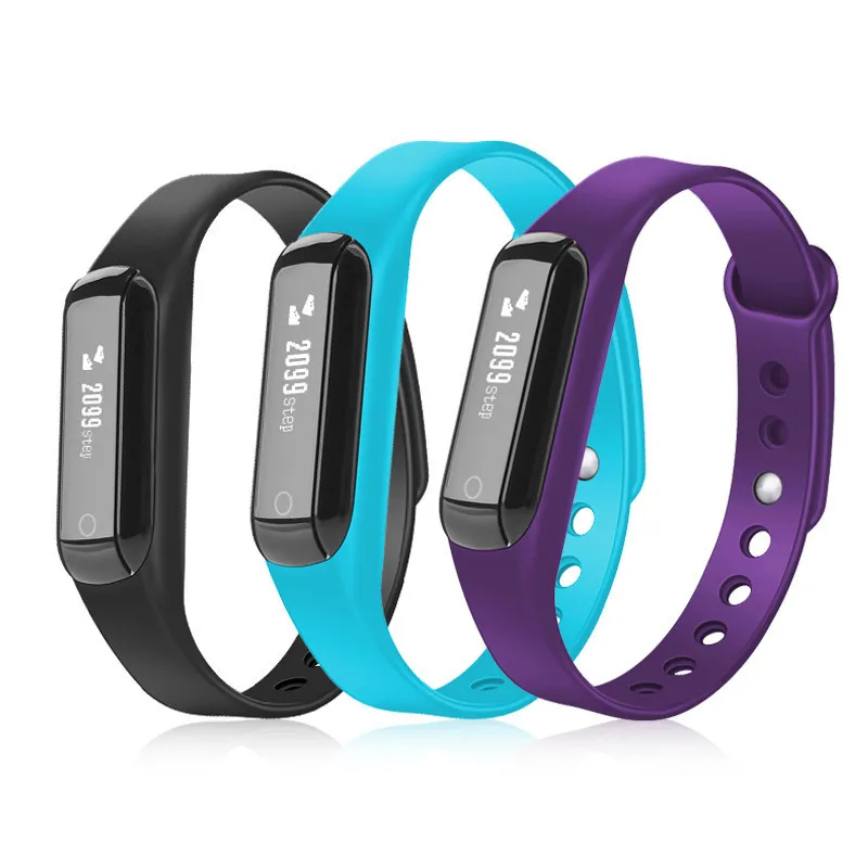 C3 Waterproof Bluetooth Pedometer Sports Smart Wristband Support Message Reminder and Sleeping Health Monitoring Smart Bracelet