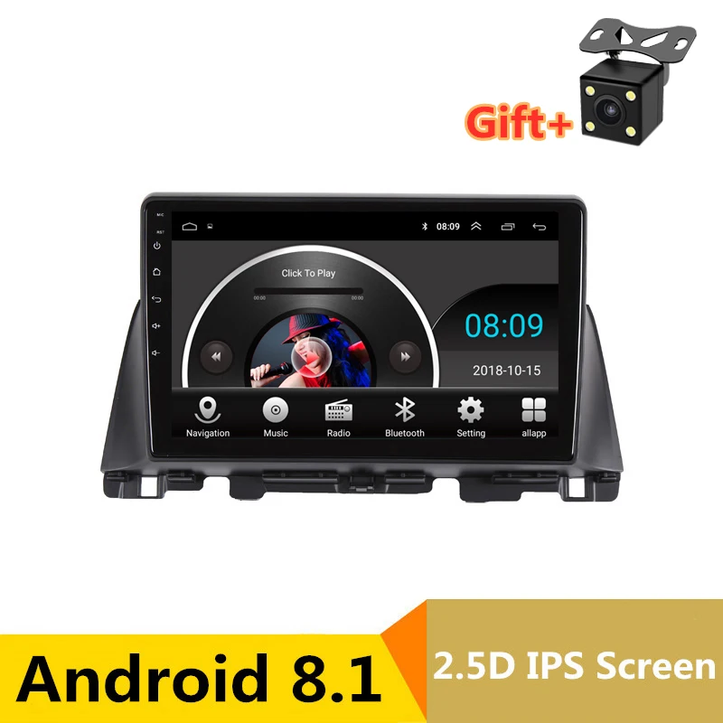 10 1 &quot2.5D IPS Android 8 автомобильный DVD мультимедийный плеер GPS для KIA rio K5 2016 2017 2018 аудио