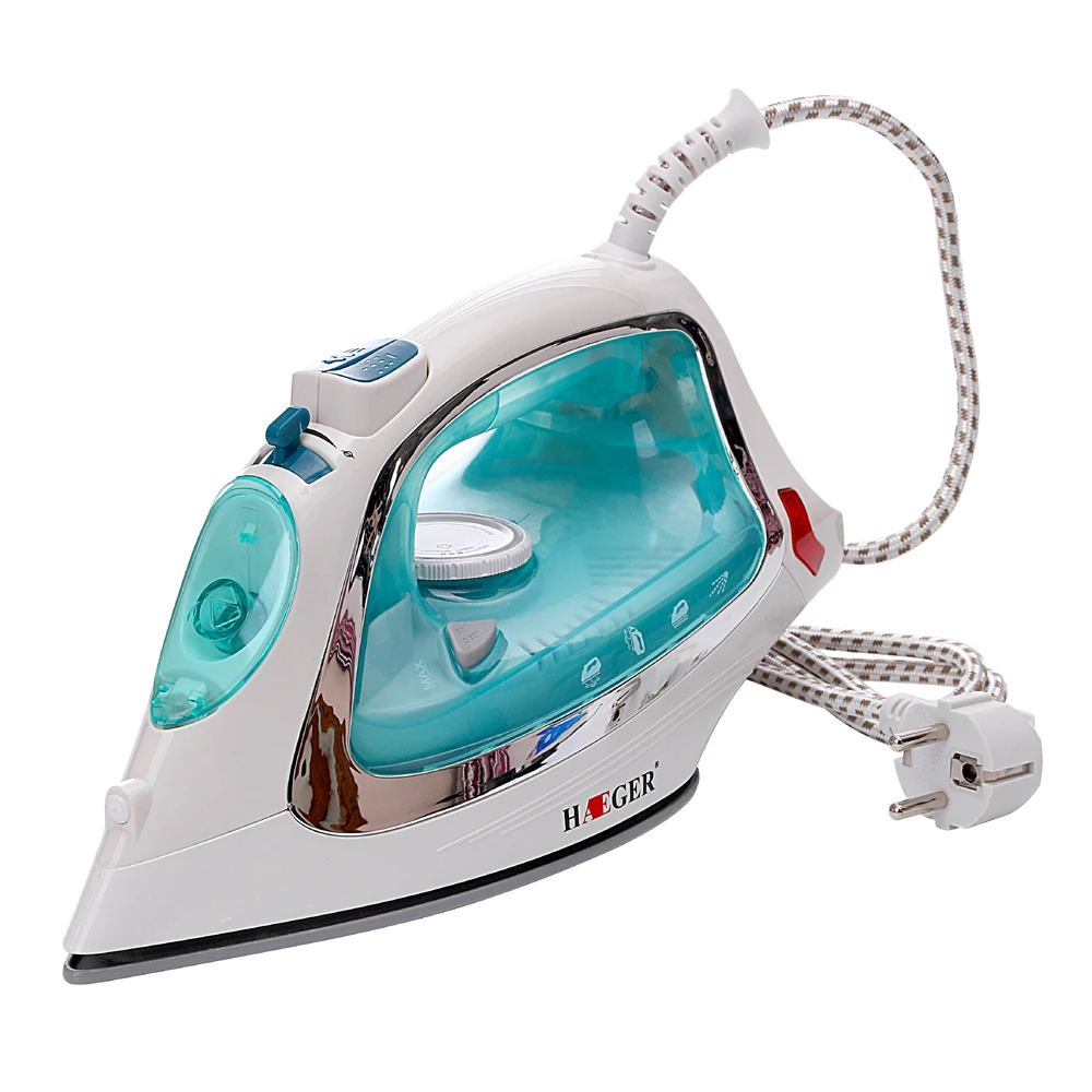 2400W Electric Steam Iron For Clothes laundry home appliances Adjustable Ceramic soleplate iron for ironing