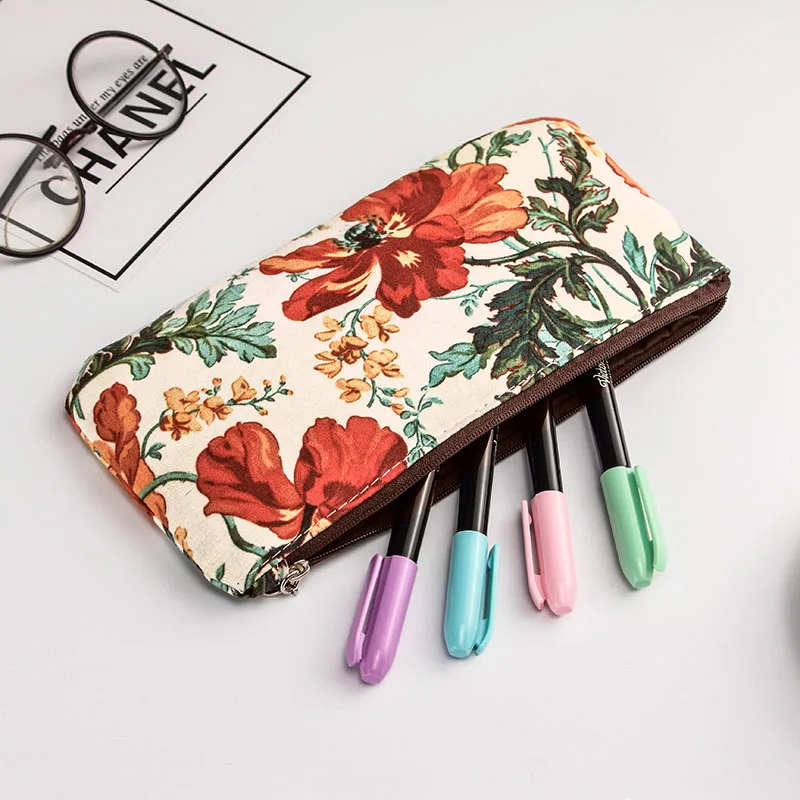 JAPANESE GARDEN pouch Collection Textile Small Pouchs Japanese Garden