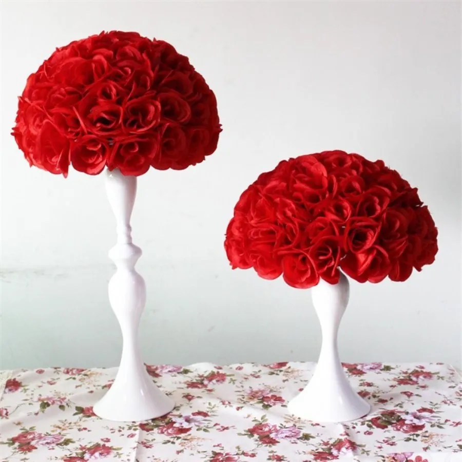 10"(25cm) Artificial Flowers Ball Silk Rose Wedding Kissing Balls