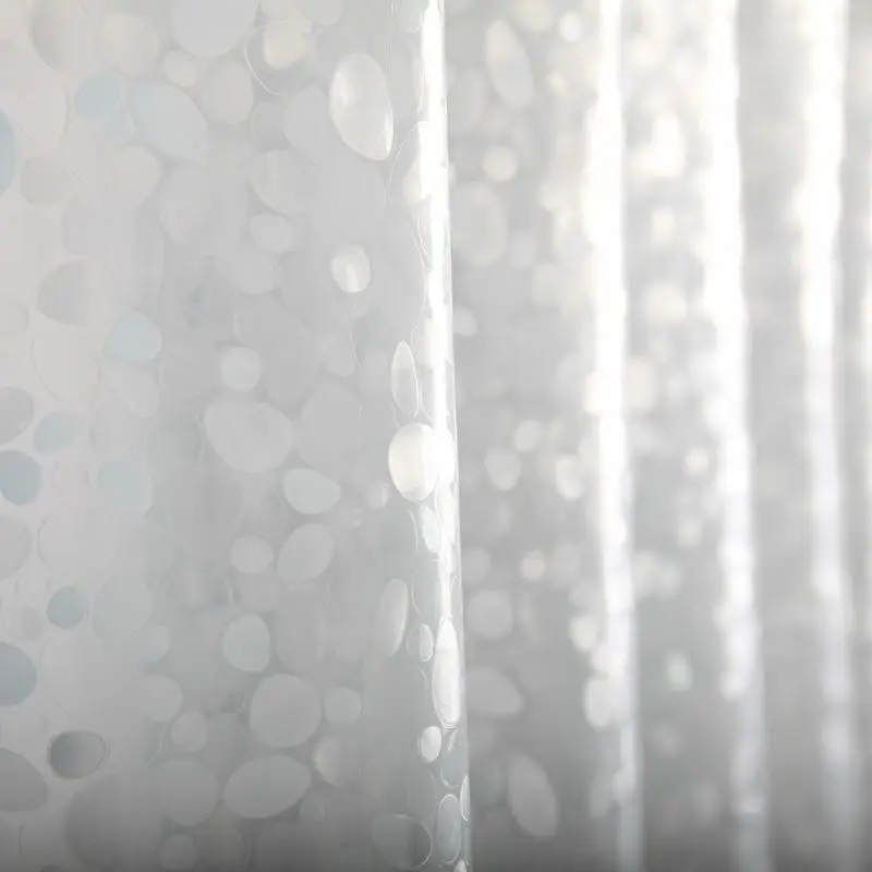 Billig UFRIDAY Marke Transparent EVA Dusche Vorhang 3D Stein Muster Wasserdicht Bad Vorhänge für Vorhänge Bad Bling Bad Bildschirme