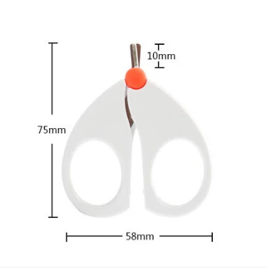 Горячая Высокое качество Новое поступление Rikang Детские маникюрные ножницы для младенцев, безопасная машинка для стрижки ногтей ножницы с бесплатной доставкой