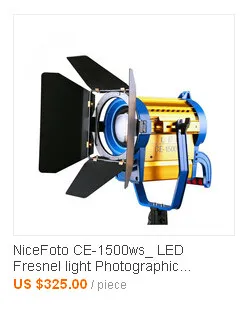 NiceFoto CD-1000ws_ светодиодный Fresnel свет Студия Вспышка Студия свет светодиодный Fresnel свет