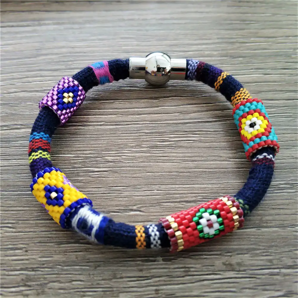 

Go2boho 2019 Summer Bracelets Evil Eye Bracelet For Women Perles MIYUKI Pulseras Mujer Jewelry Insta Bohemian Bileklik Bijoux