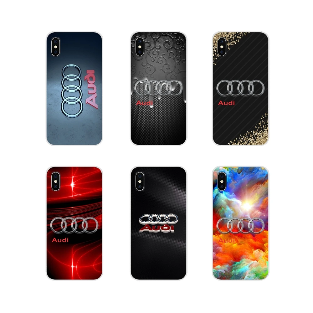 

For Xiaomi Redmi Note 6A MI8 Pro S2 A2 Lite Se MIx 1 Max 2 3 For Oneplus 3 6T Audi Logo Accessories Phone Shell Covers