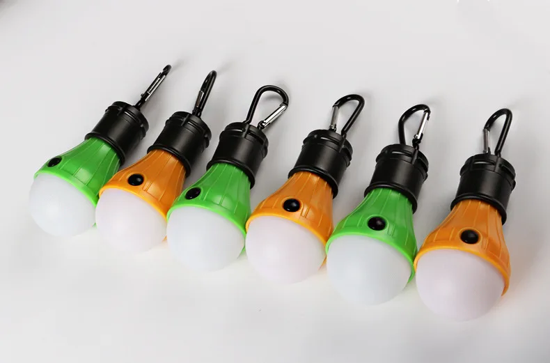 CE/ROHS открытый подвесной светодиодный светильник для кемпинга, палатки, лампы с тремя шестернями, рыболовный фонарь, лампа с карабином, гарантия 1 год, замена