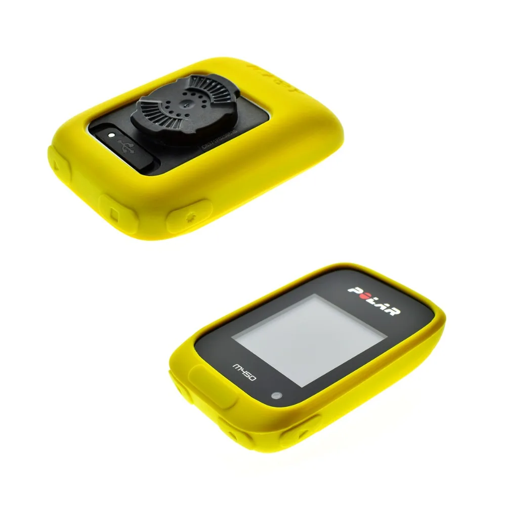 Durable Rubber Protective Skin Case with Screen Shield Film for GPS Cycling Computers