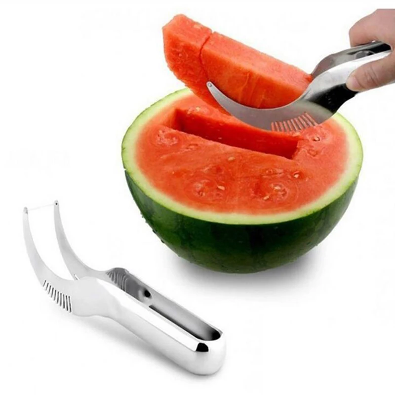 Utensílio Frutas Aço Inoxidável - Faca E Bolinha Para Melancia E Melão