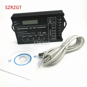 

TC420 TC421 time programmable 5 CH output led strip light controller, Widely used in aquariums, fish tank, plant grow