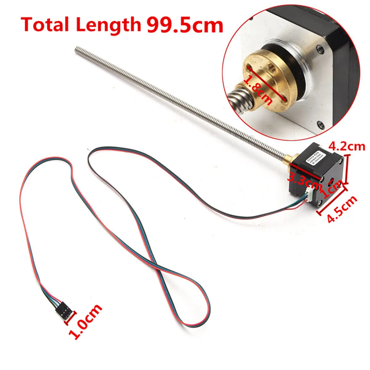 

3D Printer NEMA 17 Lead Screw 300mm Stepper Motor Z Axis for 3D Printer Promotion