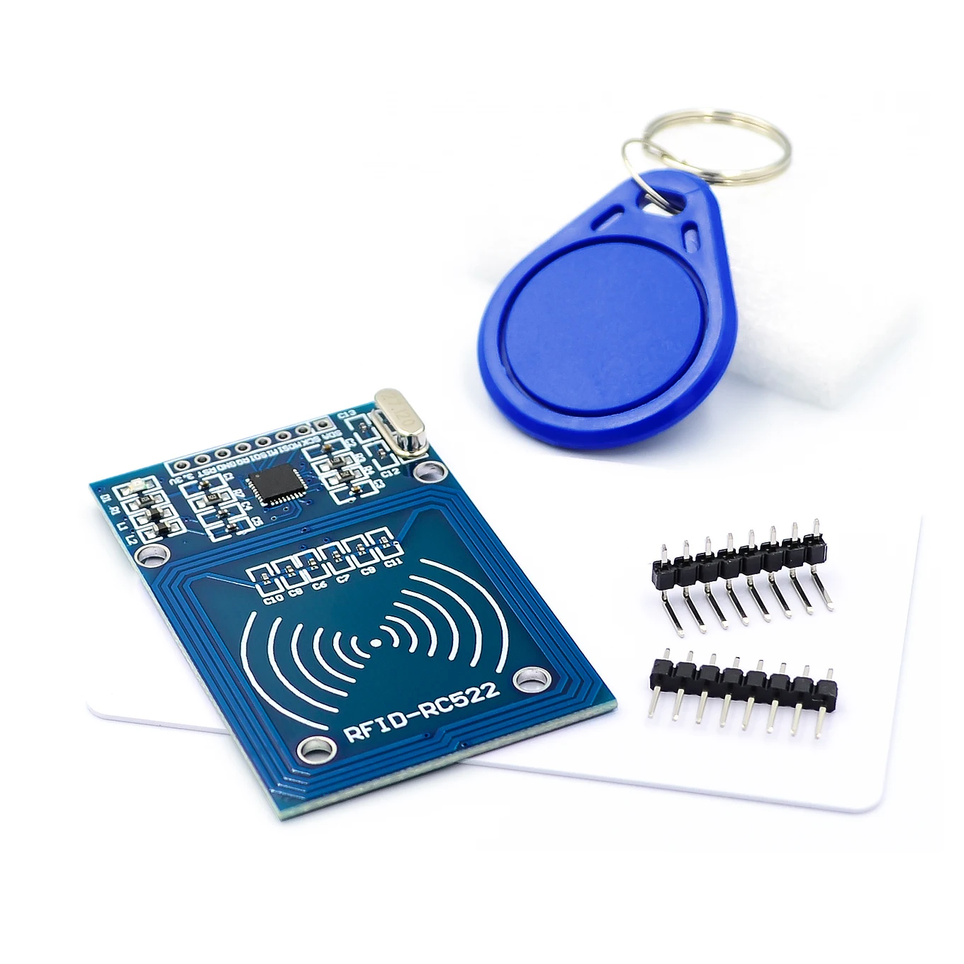 

RFID module RC522 Kits S50 13.56 Mhz 6cm With Tags SPI Write & Read uno 2560