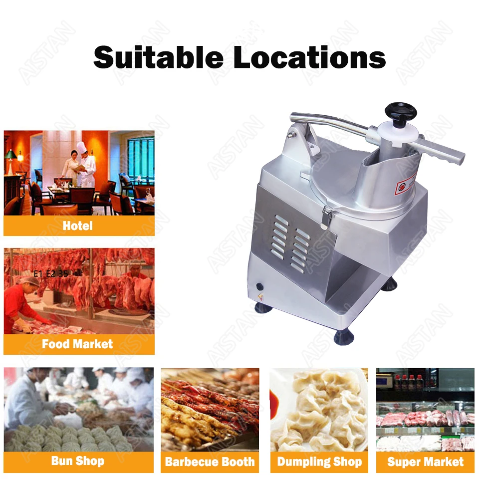 QC205 electric multi-purpose vegetable fruit cheese cutter dicing, cubing, slicing, stripped, grater slicer or shredded machine