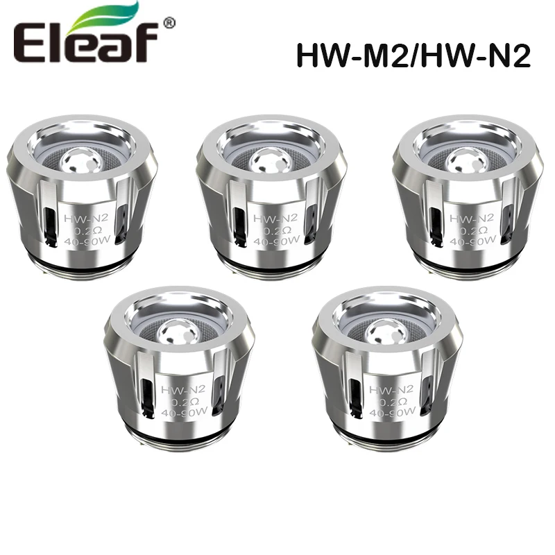 

5pcs/Lot Eleaf iJust 21700 Coil HW-M2 HW-N2 Coil 0.2ohm Replacement Head for Eleaf ELLO Duro Atomizer Tank