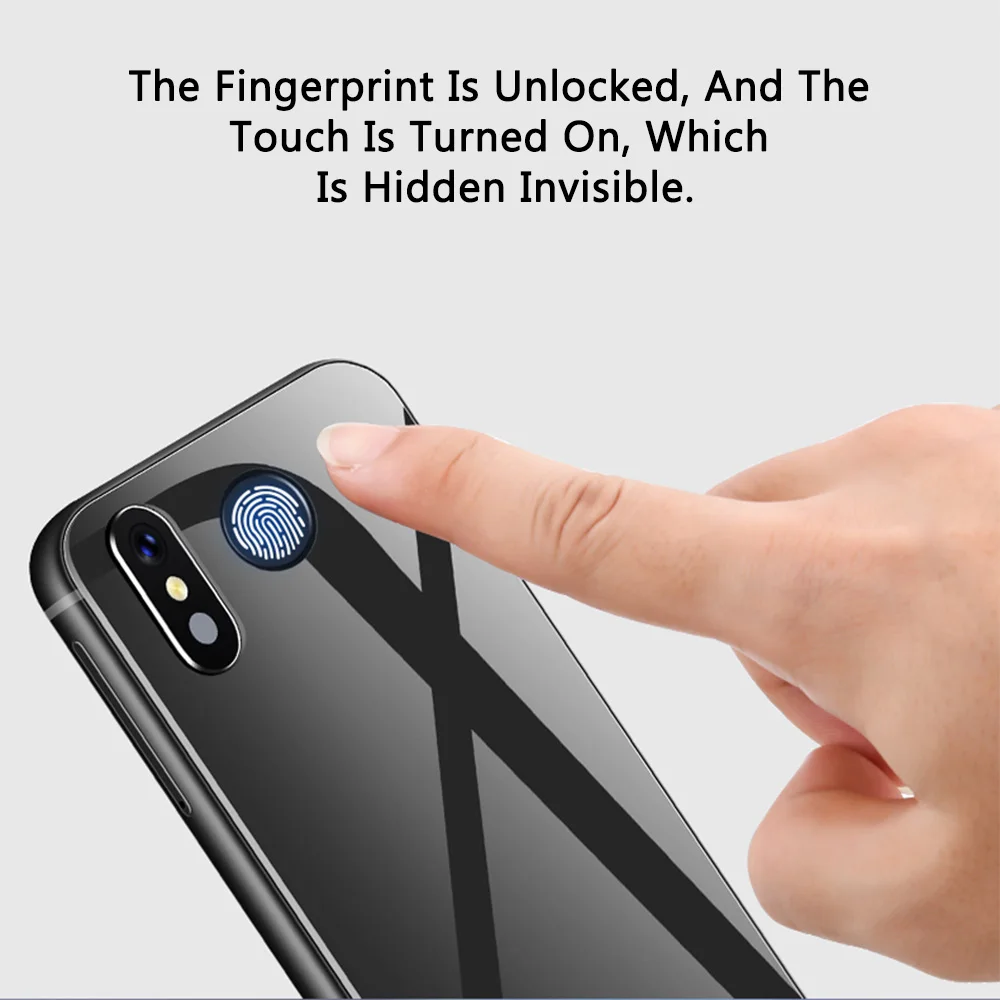 Mini Melrose 2019 Phone 3.4'' MTK6739 Quad Core mobile phone 2GB+8GB Android 8.1 Fingerprint ID 1100mah 4G LTE Smartphone