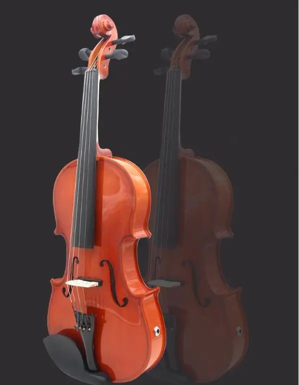 

free shipping AV E03 Electric Box Violin Solid Wood Electroacoustic EQ Violin Beginning Violin Learning