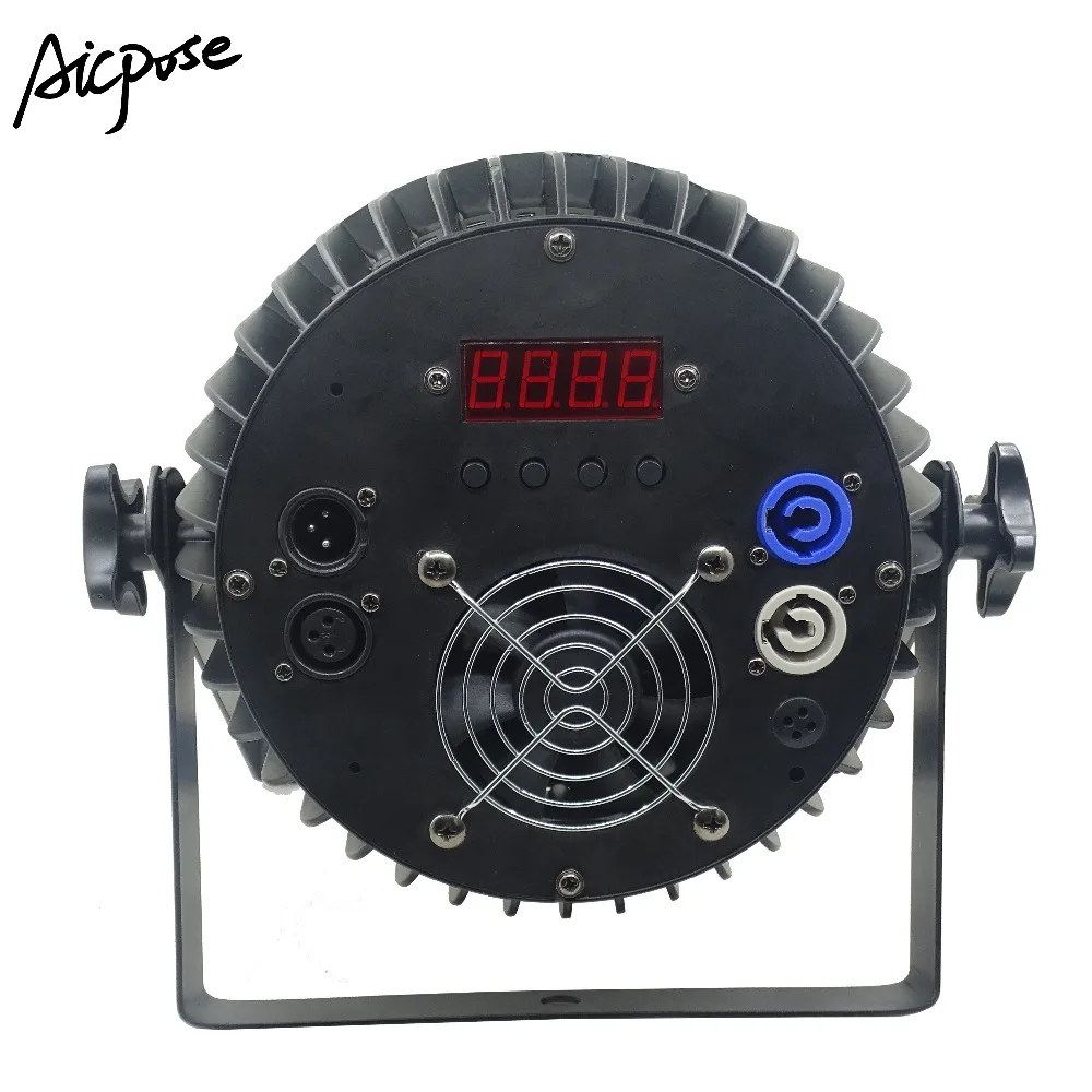 Conduziu a Luz do Par 18x4 em 1 Luz com Luzes do Palco 10 Unidades e lotes 12 w Rgbw Led Par Can Controle Dmx512 ou Festa Disco dj Alumínio 18 12 w 4 RGBW LED Par Can Luz Com Luzes