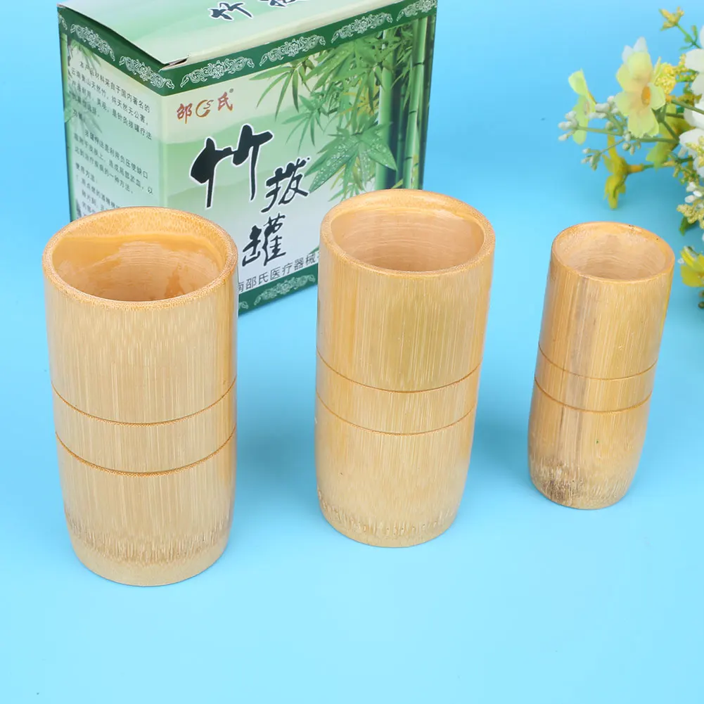 

Naipo Health Care Cans Massage Body Anti Cellulite Bamboo Vacuum Massage Neck Back Massager Cupping Cups set