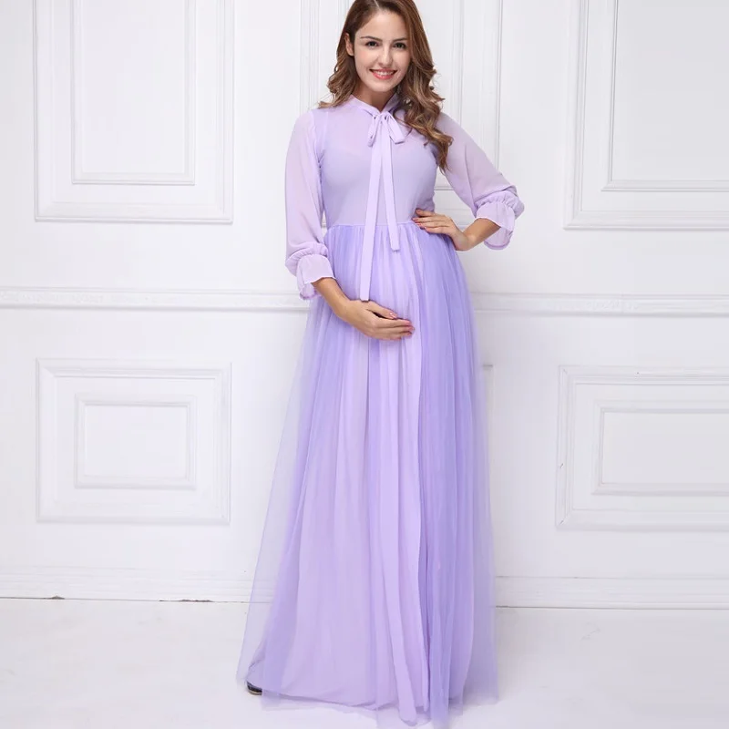 

Maternity dresses pregnancy dress evening party clothing materntiy dresses for photo shoot Maternity's photography clothing 1757