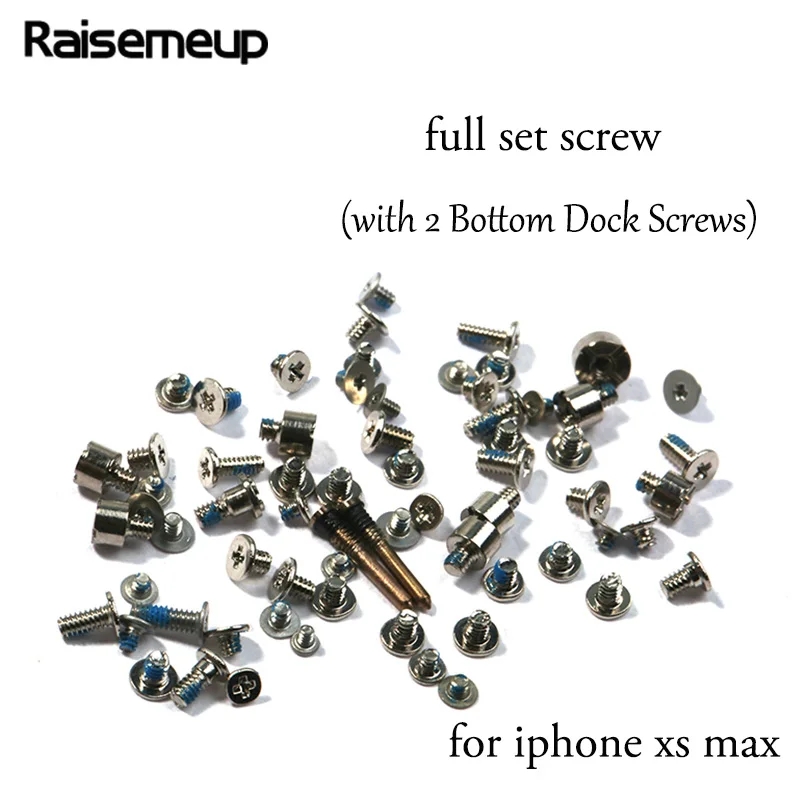 Полный набор винтов для iPhone xr xs max Repair bolt полный комплект запасных частей полный комплект винтов аксессуары для телефонов