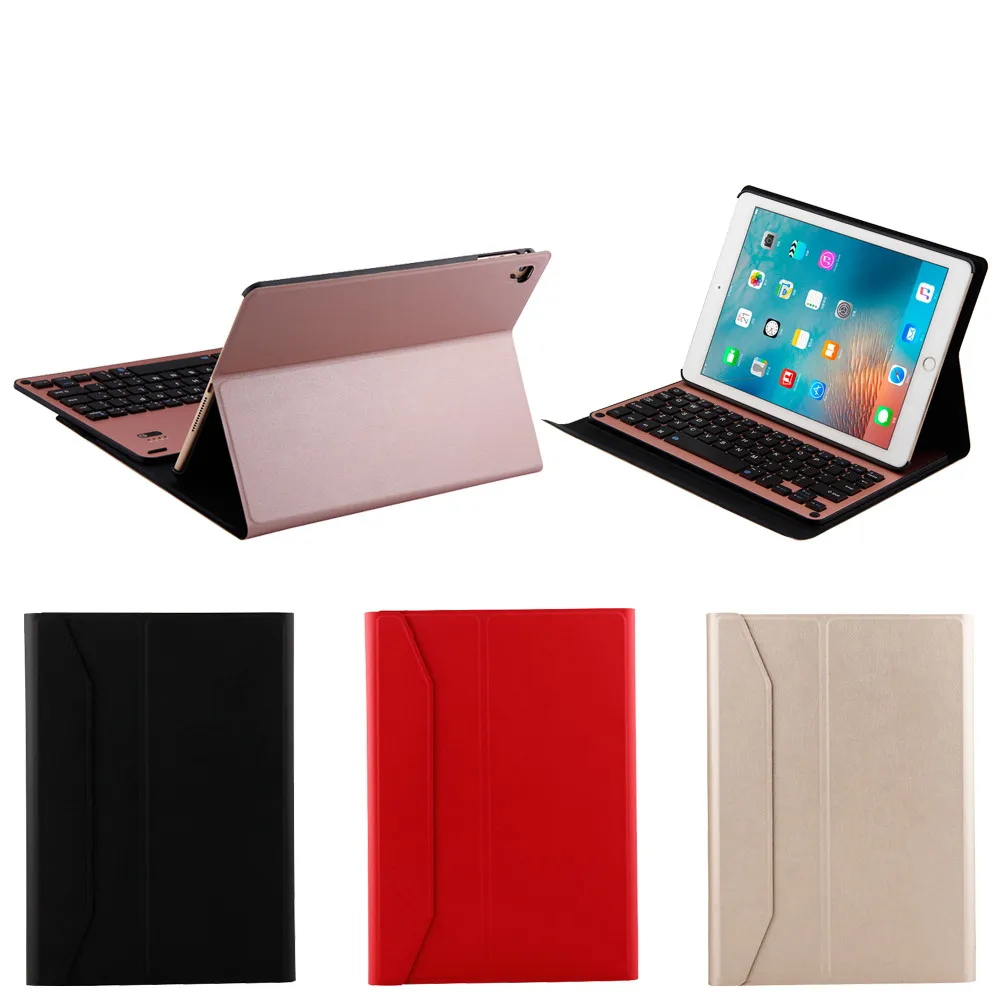 Tablet Wireless Bluetooth Keyboard with Leather Cover Protective Case For iPad Pro 9.7inch iPad Air/Air2 20J Drop Shipping