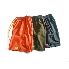 Весенняя новая Корейская мужская Студенческая трендовая свободная специальная Трехцветная контрастная Цветная маркировка повседневные спортивные шорты