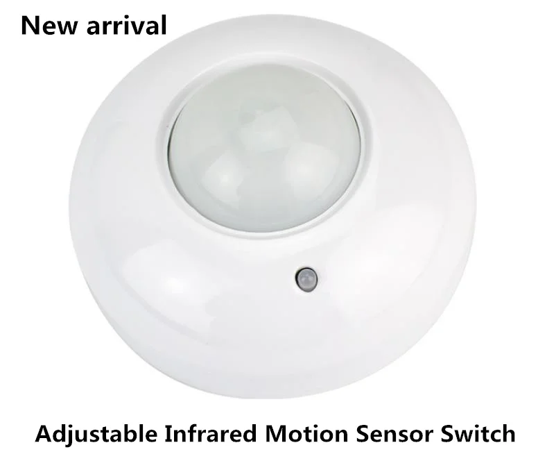 

2020 Adjustable Infrared Motion Sensor Switch 110V-240V Body Motion Movement Ceiling Infrared Sensor Detector Light Bulb Switch