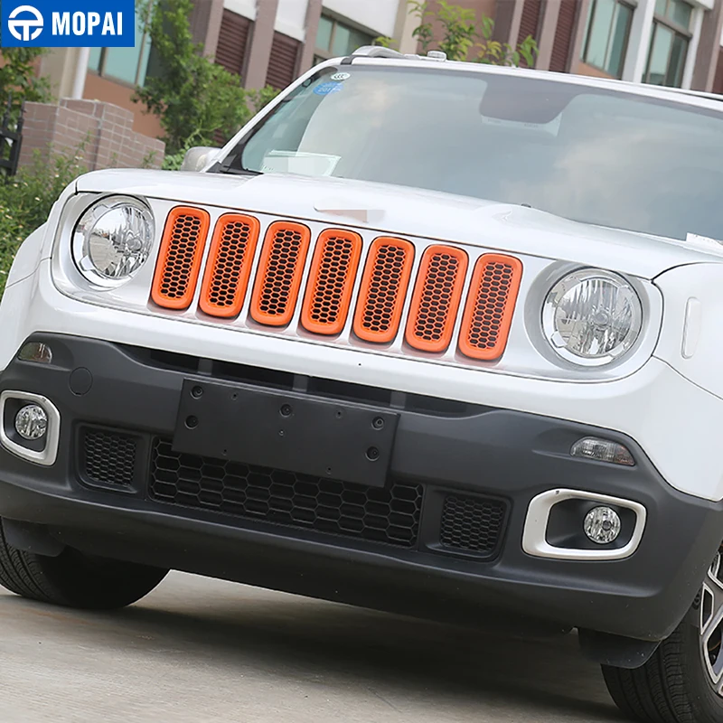 Наклейки MOPAI на переднюю решетку радиатора для Jeep Renegade 2015 2016|car exterior decoration|stickers