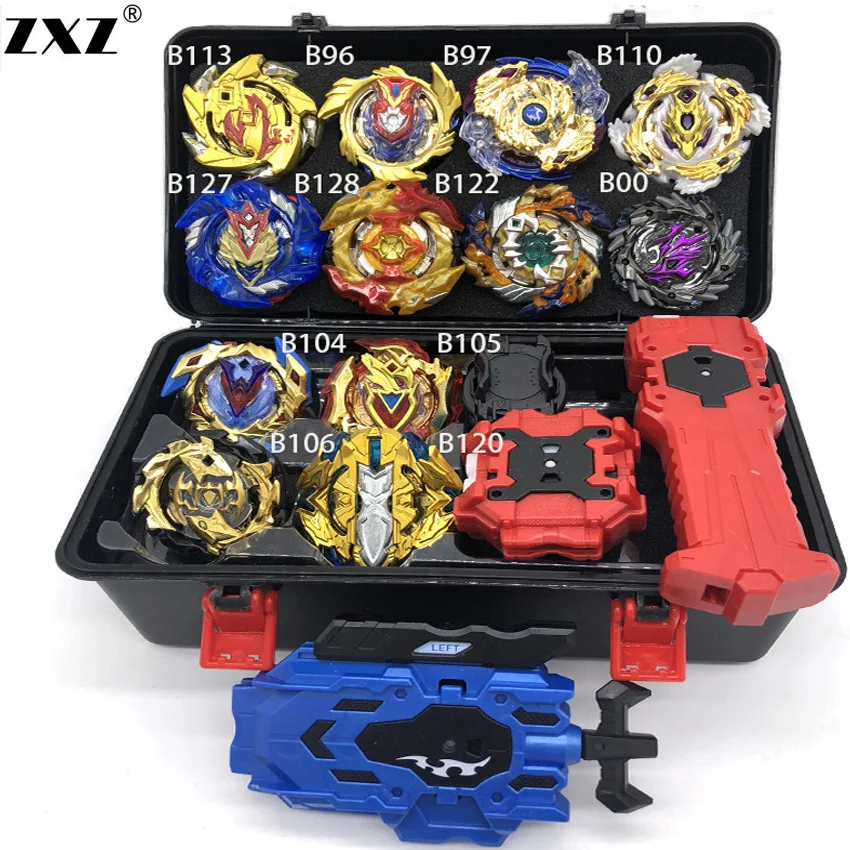 

8/12PCS Beyblade burst Set bey blade Box whit Launcher Spinning Top Beyblades Metal Fusion Beyblade Toys For Children bayblade