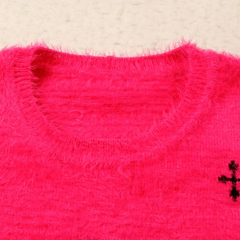 Свитер для девочек Новинка года, Зимний вязаный пуловер с длинными рукавами для девочек осенние модные детские свитера 4, 6, 8, 10, 12, 13 лет