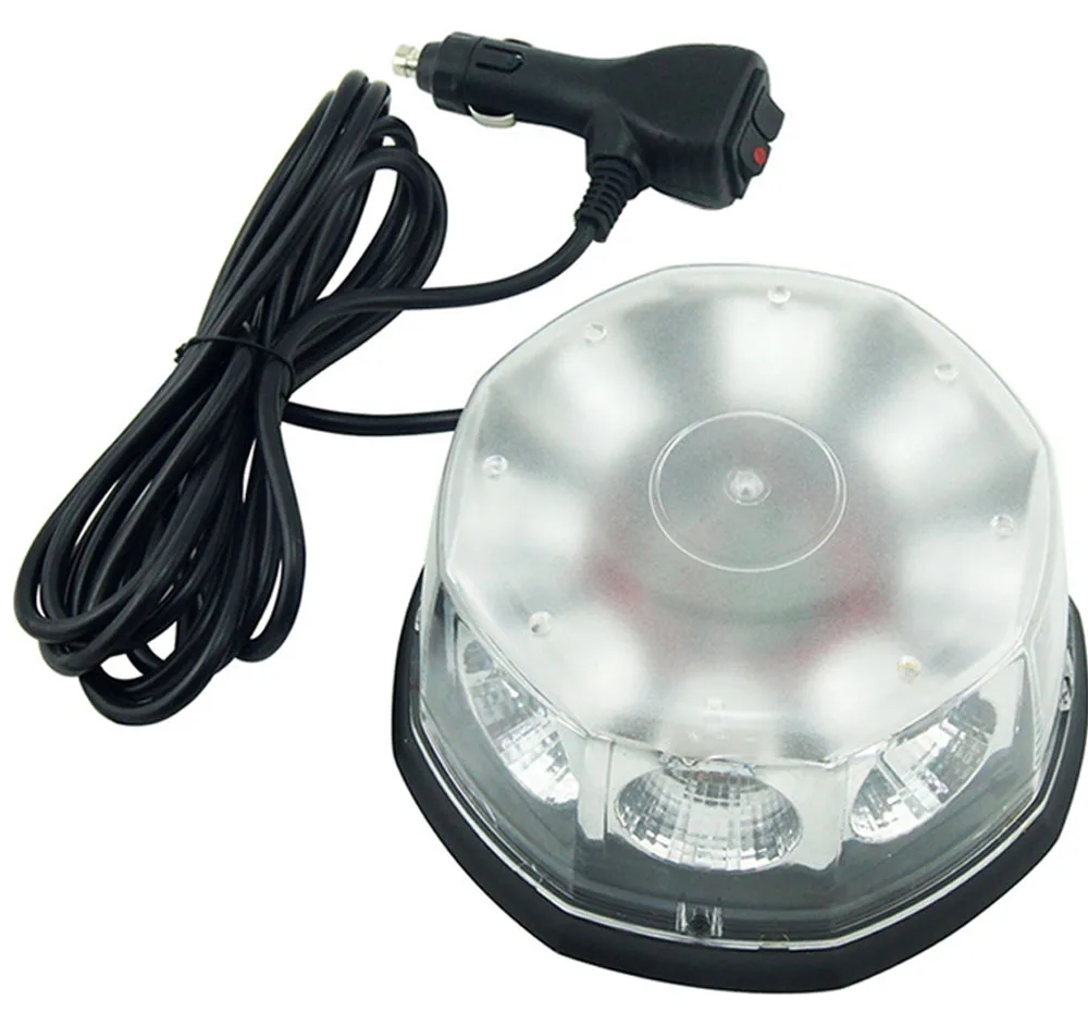 car COB 8 LED flashing warning light lamp 6