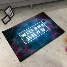 Простой стиль плюшевые бархатный коврик для ванной комнаты, мягкий коврик для ванной с защитой от скольжения домашний декор простой Морден фланелевый коврик