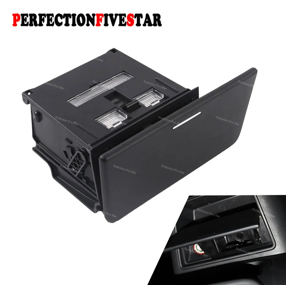 

5M1857309B 5ND857961 Black Ashtray Console Storage Box Insert LHD For VW Tiguan Golf Plus 2009 2010 2011 2012 2013 2014