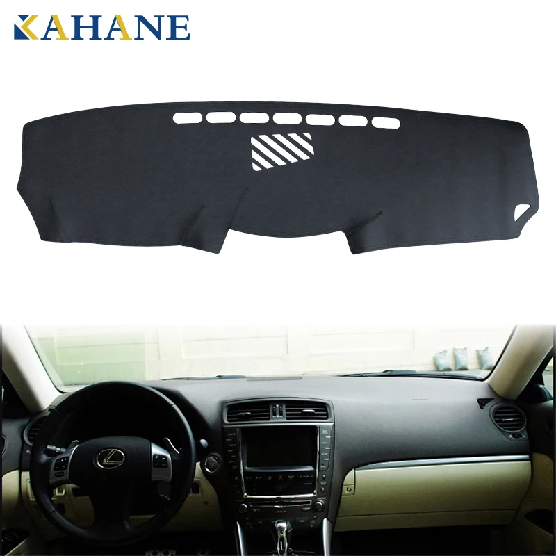 

KAHANE Leather Car Dashboard Cover Non-Slip Dash Mat Pad Left Hand Driver For Lexus IS250 IS350 2006-2011