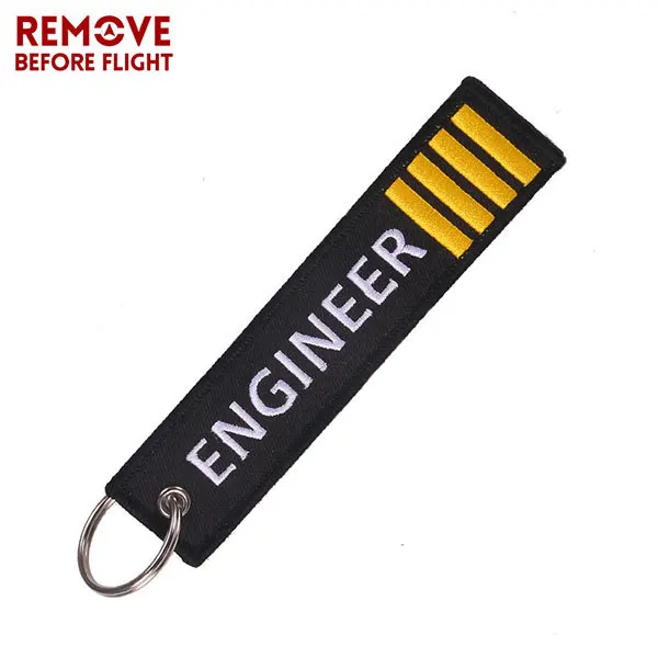 Remove Before Flight брелок для ключей брелок OEM Ювелирные изделия с вышивкой с надписью «I LOVE Летающий брелок для ключей для авиации подарки Чемодан теги - Название цвета: 1 PC