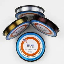 50 шт./лот, 150 м, фторуглеродная леска, прозрачная зимняя ледяная леска, супер прочная Моноволокно, Япония