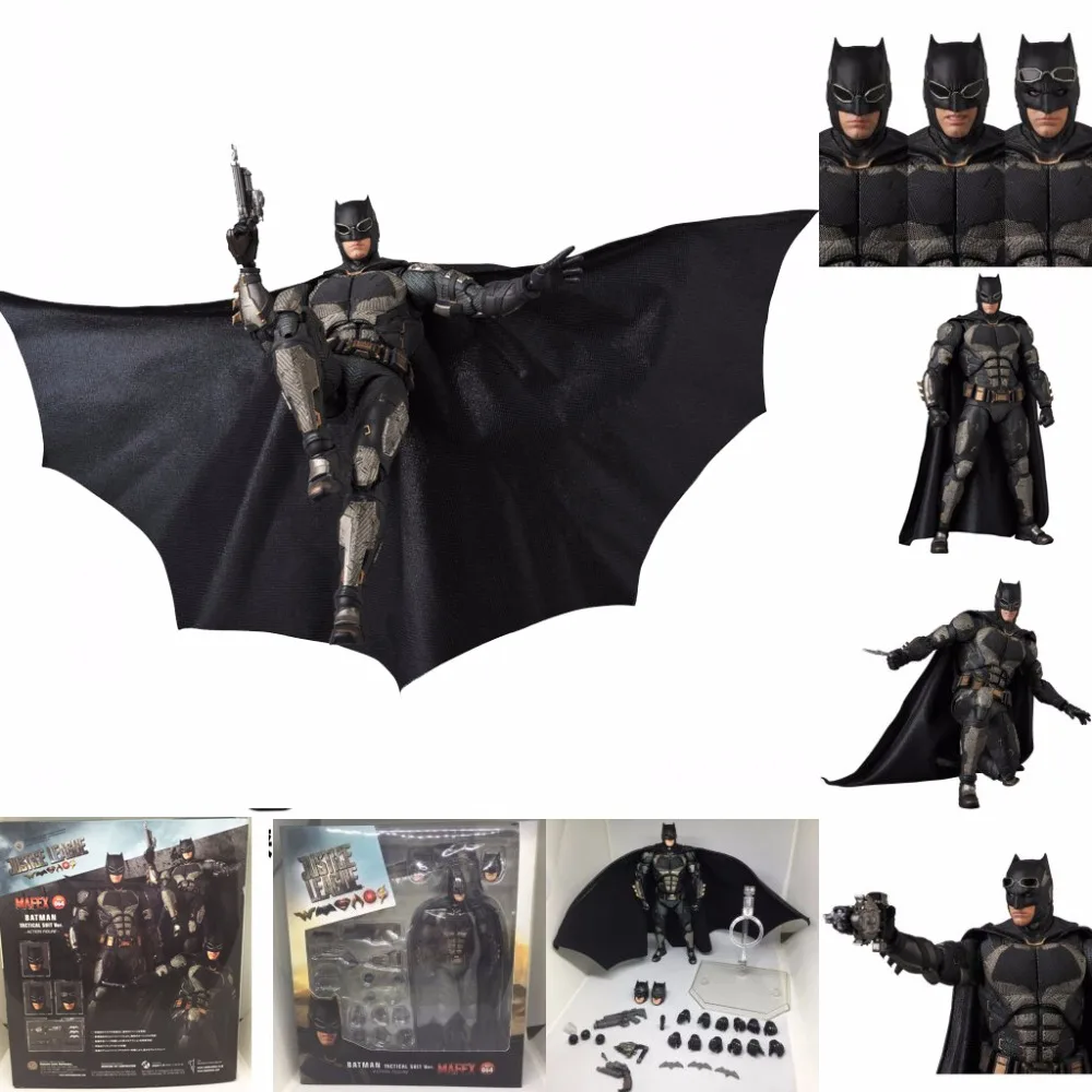 DC Лига Справедливости супергерой Бэтмен MAFEX 064 версия тактического костюма ПВХ