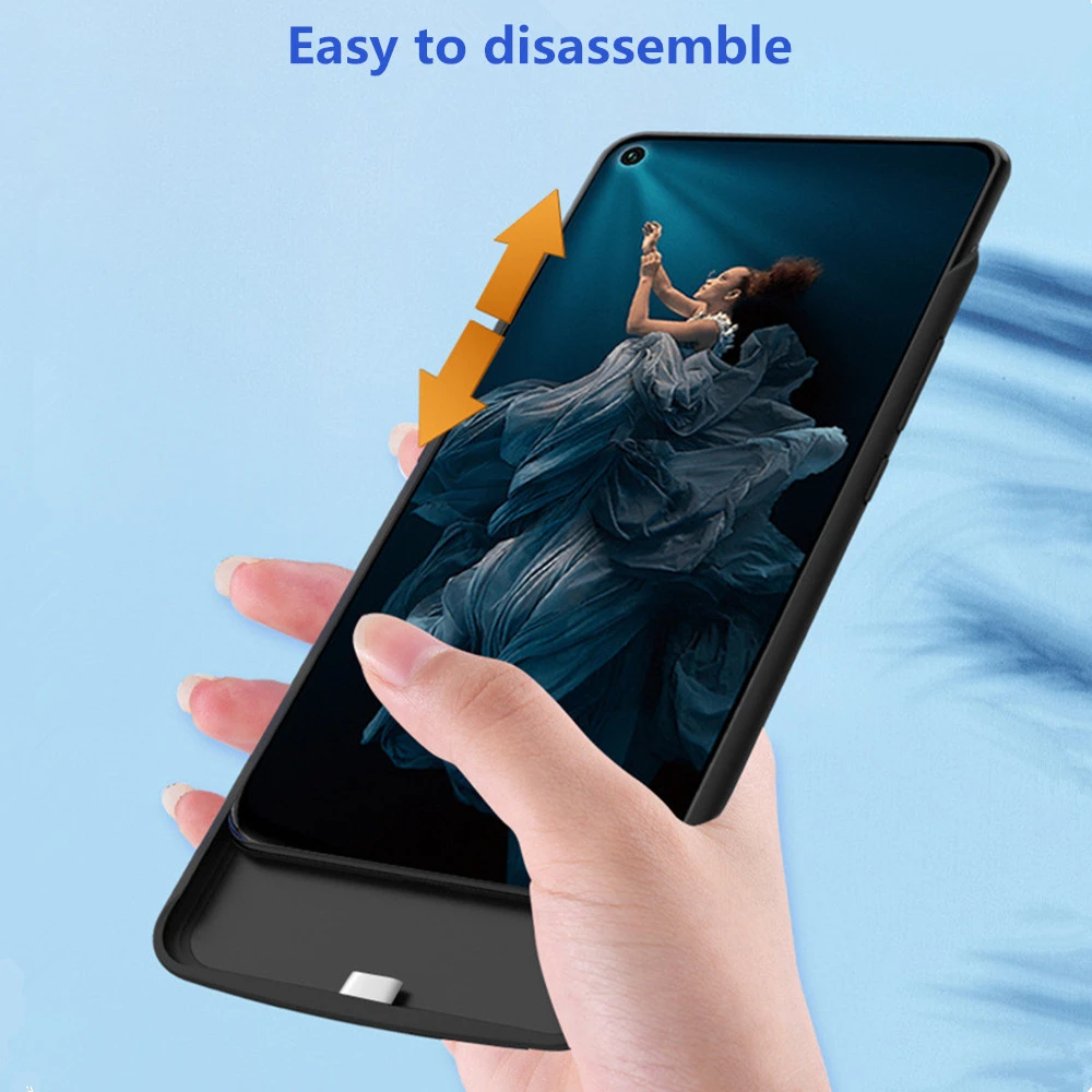 6500mAh External Battery Charger Cases For Huawei Honor 20 Pro Battery Case Portable Power Bank Charging Cover For Honor 20 Case