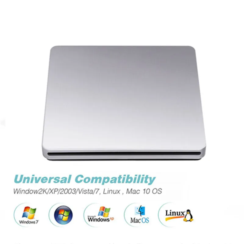 KuWfi DVD RW USB 3 0 горелка Портативный внешний привод CD/DVD ROM плеер слот в чтение