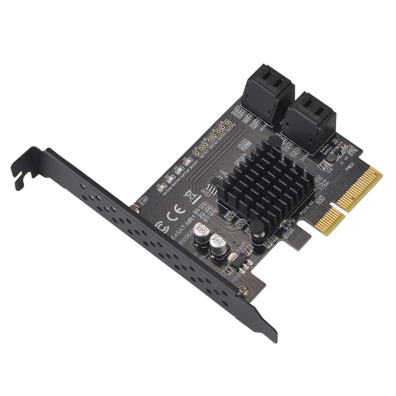 Marvell 88SE9230 чип SATA/PCIE Raid контроллер SATA PCIE SATA Raid карта PCI-E SATA Raid PCI Express 4X с низкий кронштейн