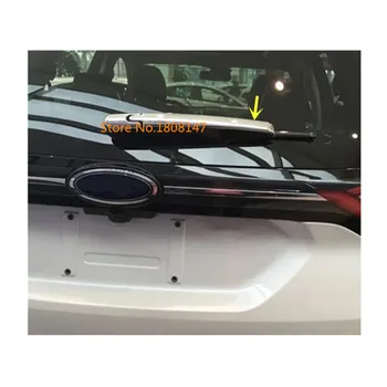

Car styling detector ABS chrome rear back rain glass wiper nozzle cover frame trim tail window 2pcs For Ford EDGE 2015 2016 2017