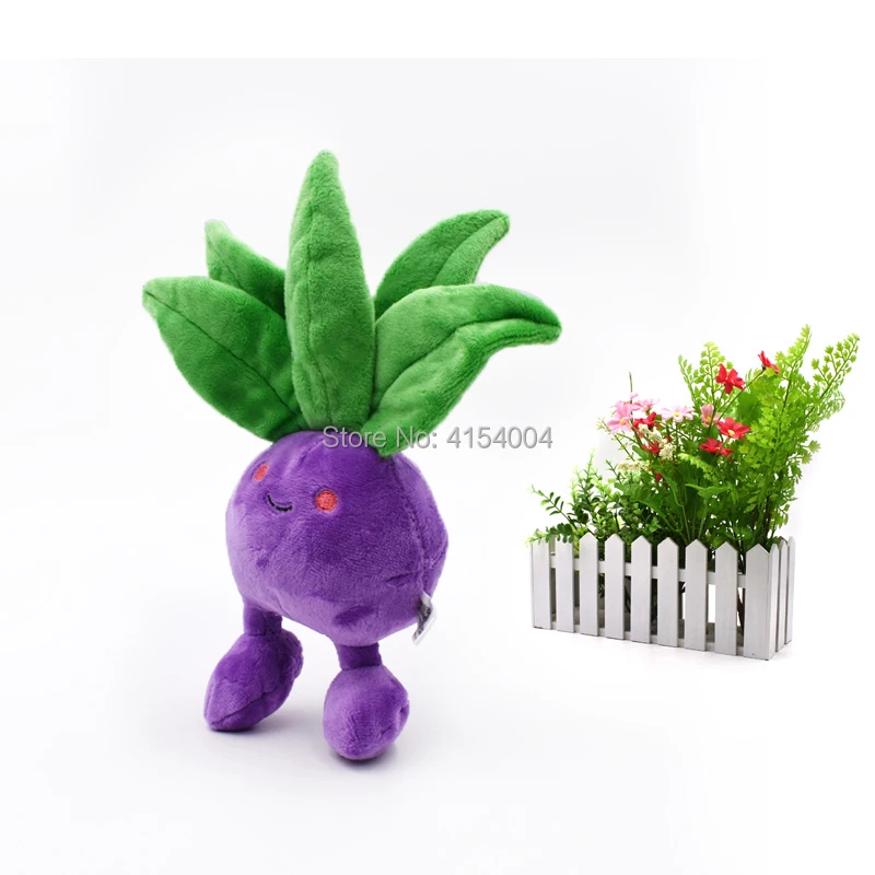 

10 pcs/lot New Arrival On Sale Oddish Japanese Animal Dolls Plush Doll Hot Toys Great Gift For Kids 20 cm Christmas Gift