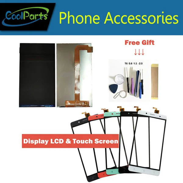 

5.5 Inch For BQ Mobile BQS-5515 Wide BQS5515 BQS 5515 Seperate LCD Display Screen With Touch Screen Digitizer With Tools Tape