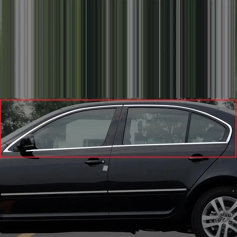 

Auto Automobile Window Exterior Dashing Mouldings Car Styling Trim 07 08 09 10 11 12 13 14 15 16 17 18 19 FOR Skoda Octavia