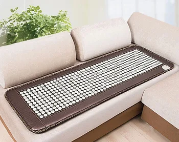 

Free shipping for natural Jade Germanium Stone Tourmaline Electric Heated Sofa Mattress Physical Therapy Mats Size 150x50cm