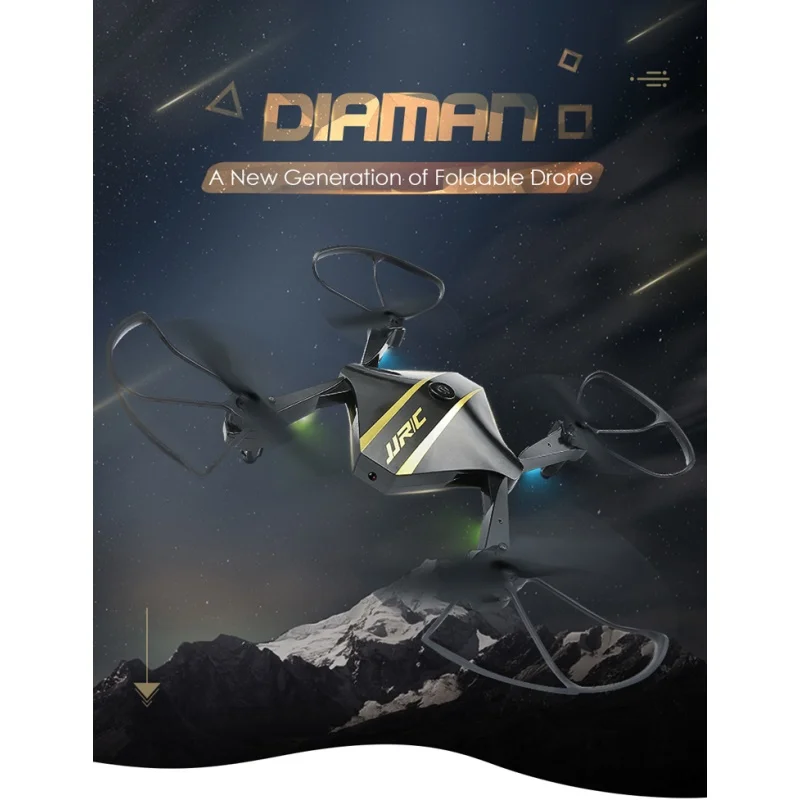 Складной карманный Дрон JJRC H44WH со стразами 720P WiFi камера FPV Racer Quadcopter аксессуары F22247/48