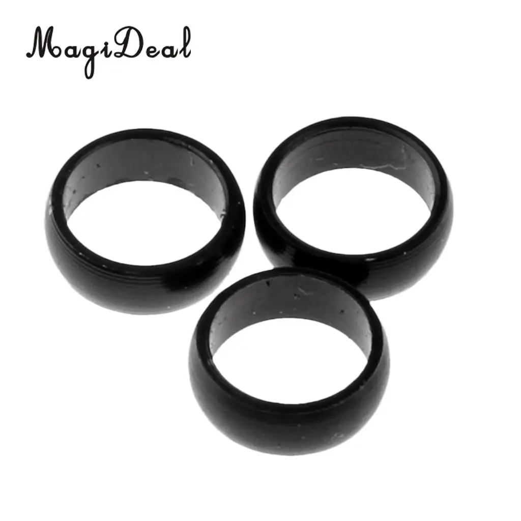 MagiDeal 12 Pieces Dart Sharft Protect Flights O Rings Spare Gripper Ring Black